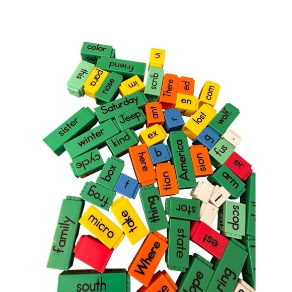 Cruisenaire Reading Rods Phonics Simple Sentences 82 Blocks Homeschool - Picture 4 of 4